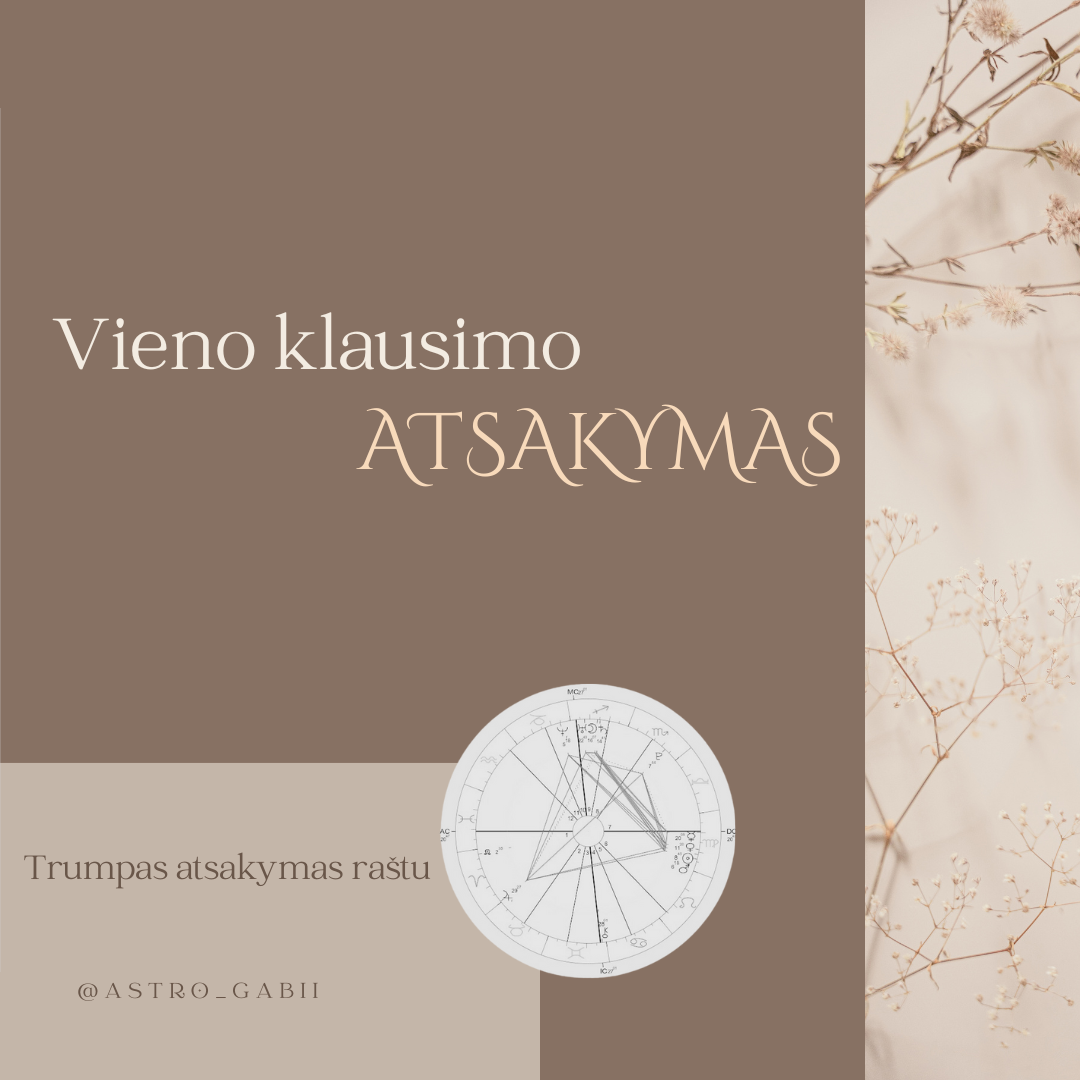 Vieno klausimo atsakymas