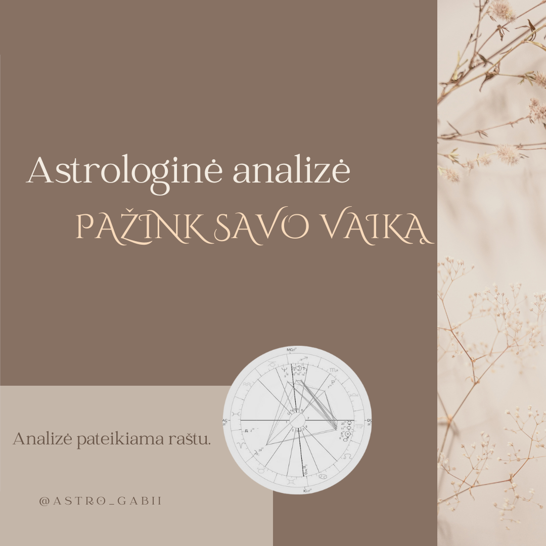 Analizė "Pažink savo vaiką"
