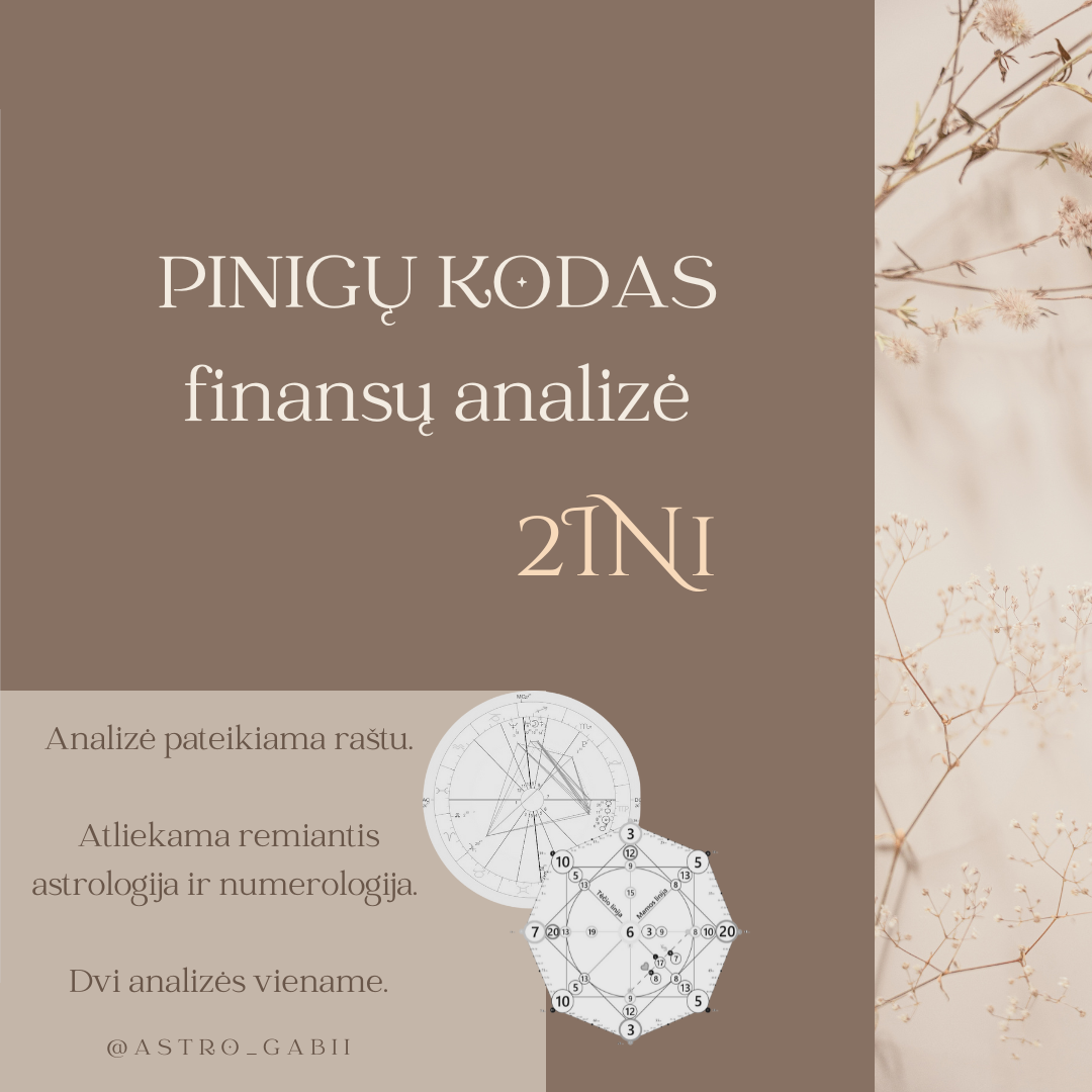 Pinigų kodas – finansų analizė (ATNAUJINTA)
