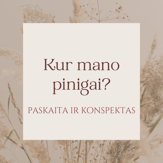 Paskaita "Kur mano pinigai?"