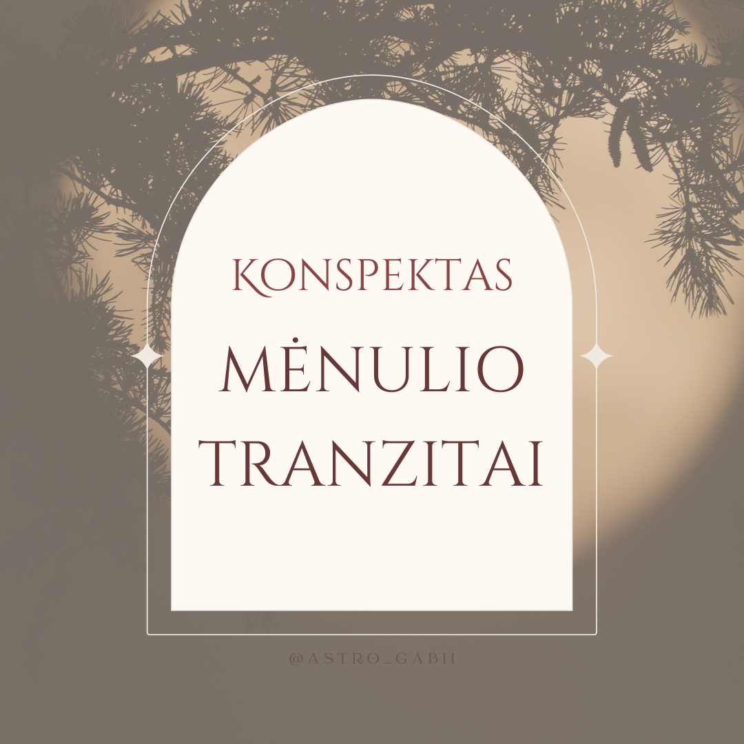 Konspektas "Mėnulio tranzitai"