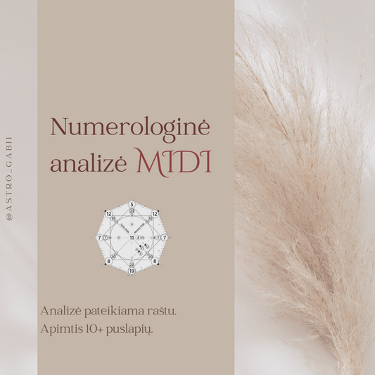 Numerologinė analizė MIDI