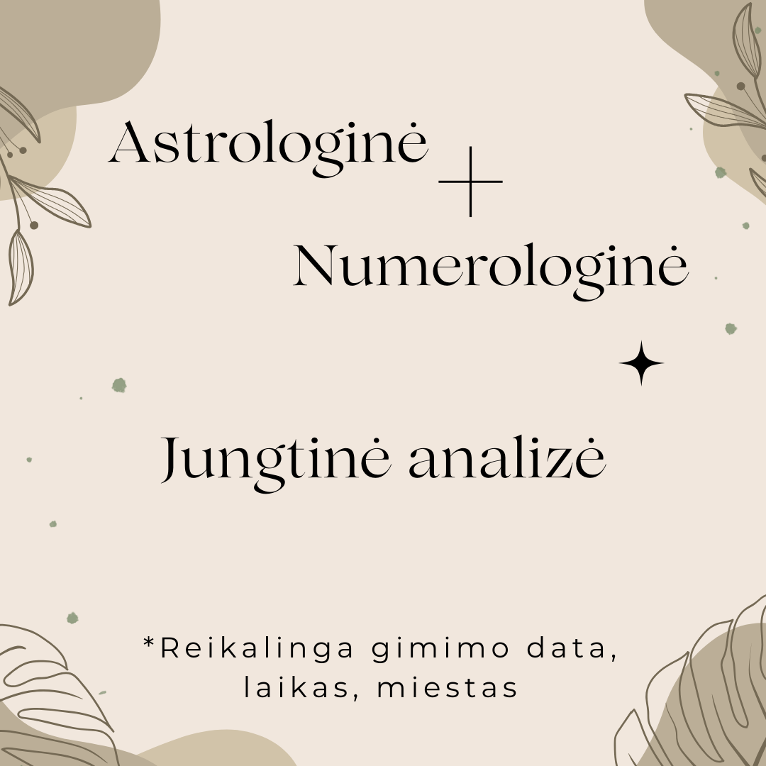 Astrologinė MAXI + Numerologinė MIDI rinkinys