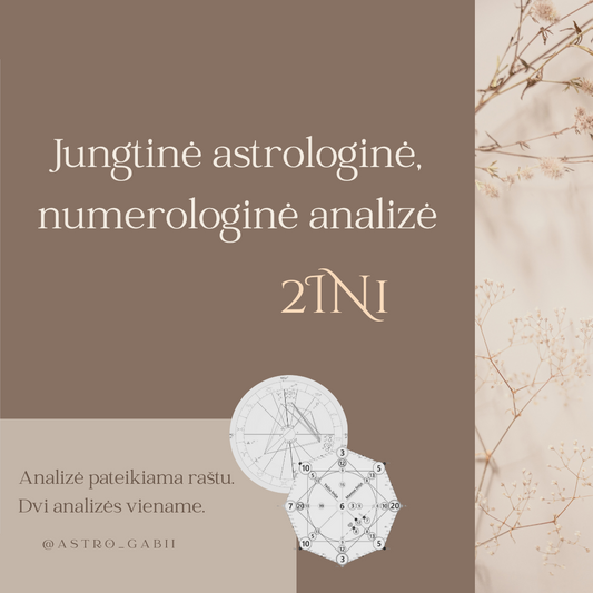 Astrologinė MAXI + Numerologinė MIDI rinkinys