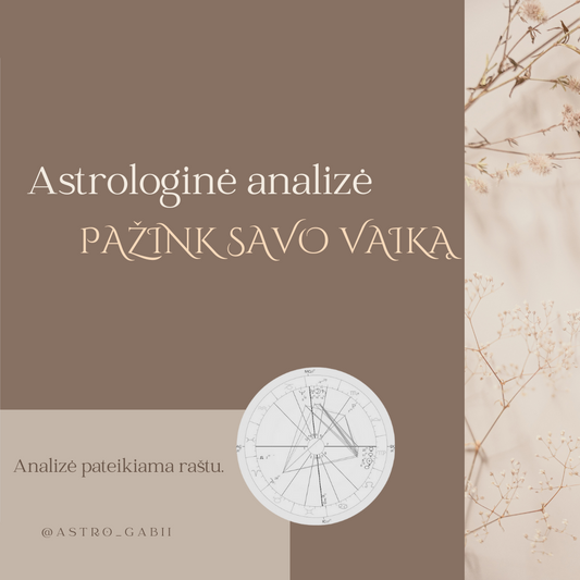 Analizė "Pažink savo vaiką"