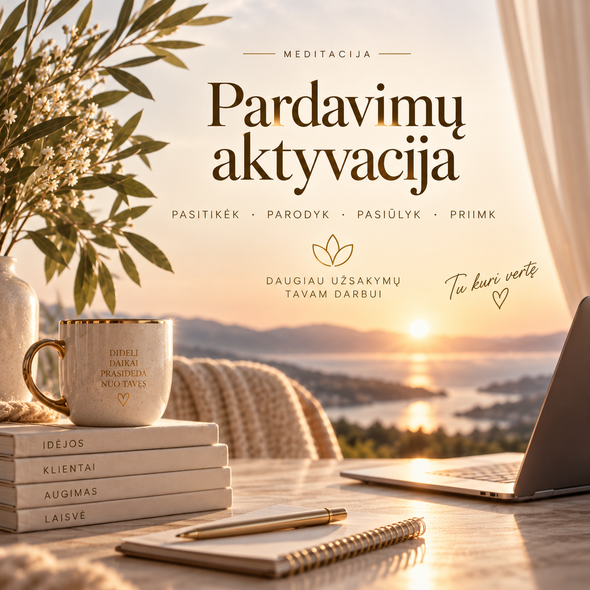 Meditacija "Pardavimų aktyvacija"