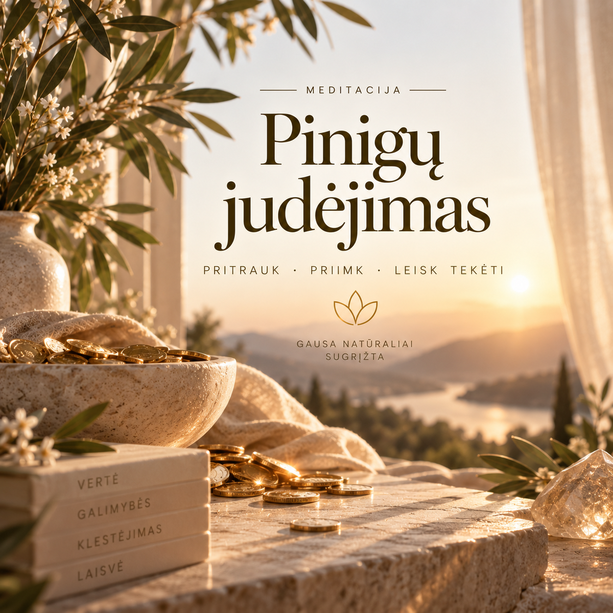 Meditacija "Pinigų judėjimas"