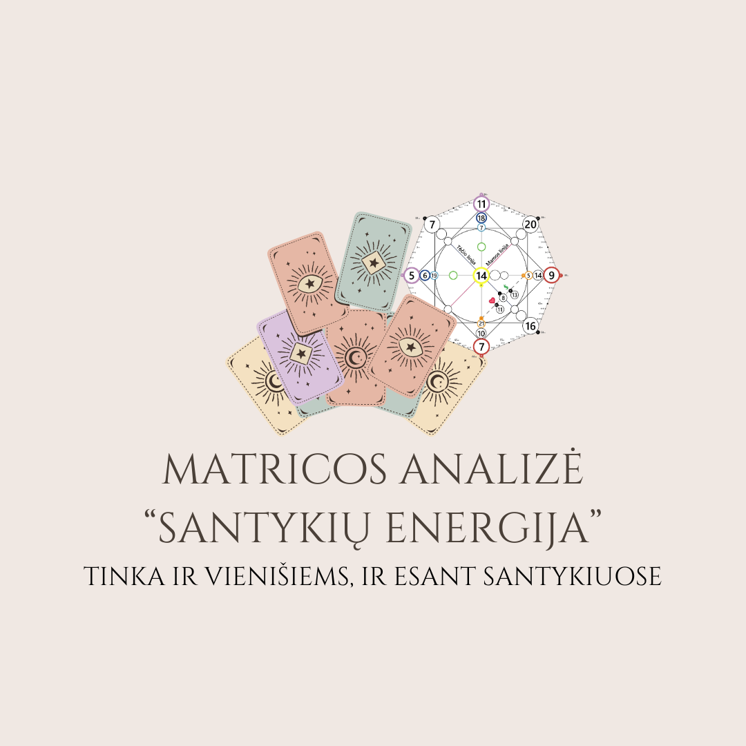 Matricos analizė "Santykių energija"