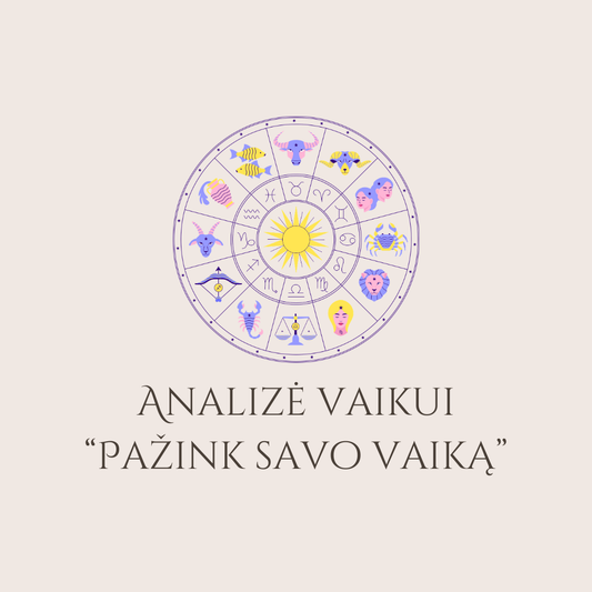 Analizė "Pažink savo vaiką"